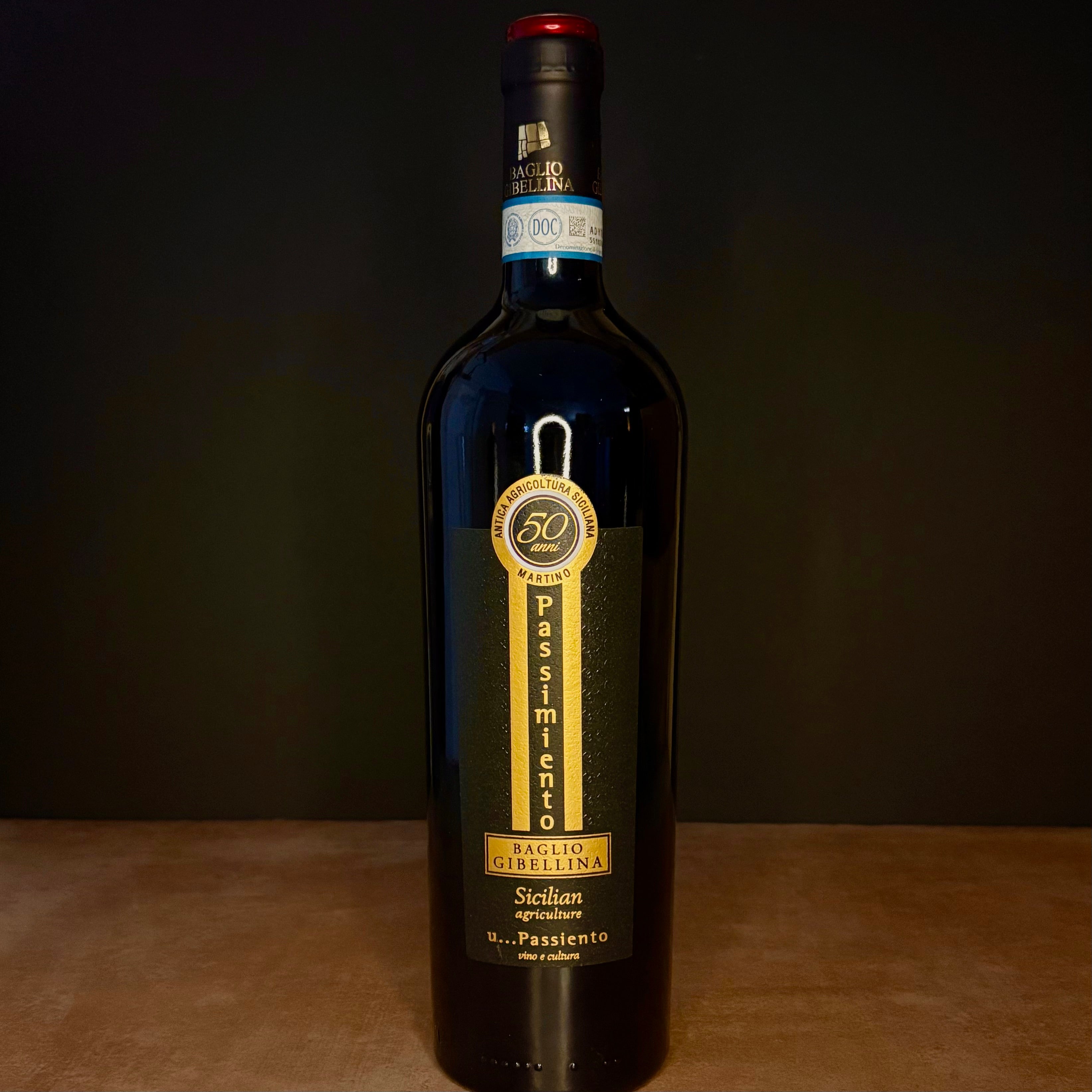 Baglio Gibellina U Passimiento red wine, 75cl bottle